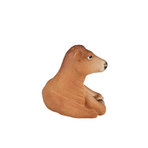 MOJO Jersey Calf Laying Realistic Farm Animal Hand Painted Toy Figurine