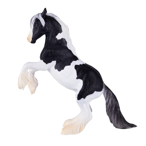 MOJO Irish Cob Stallion Figurine, Hand-Painted Farm & Horses Model, Realistic Collectible Toy, Educational Diorama Figure, Ages 3+