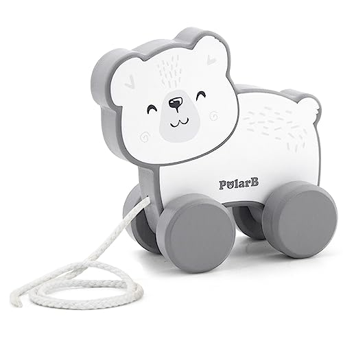 PolarB Pull Along - Polar Bear