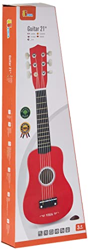 Viga Wooden Guitar 21" Red, 50691
