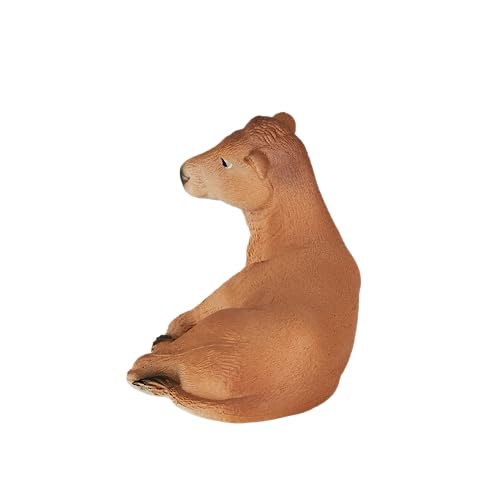 MOJO Jersey Calf Laying Realistic Farm Animal Hand Painted Toy Figurine