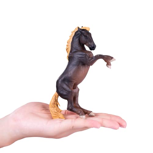 MOJO Brumby Stallion Figurine, Hand-Painted Farm & Horses Model, Realistic Collectible Toy, Educational Diorama Figure, Ages 3+