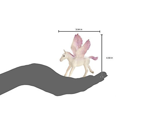 MOJO Pegasus Baby Toy Figure, Hand-Painted Fantasy Animal, Realistic Collectible Figurine, Educational Diorama Model, Ages 3+