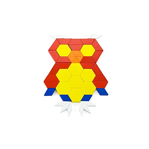 Viga Toys - 250 Wood Pattern Blocks