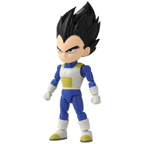 Bandai - Dragon Ball Stars Daima - Vegeta Mini 5-Inches, Inspired by the Newest Movie, 17cm Action Figure, Highly Details Articulated Figurine, Collectible, 4 Years+
