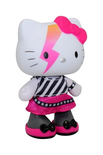 Hello Kitty Doll Rocker 4-Inch, Hello Kitty - Collectable Figure - Gift Idea - Official Merchandise - Toys for Kids & Adults - Cartoons Fans - Model Figure for Collectors and Display