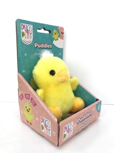 Pugs At Play Shoulder Buddy Puddles 4-Inch