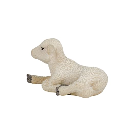 MOJO Farm Animal Collection Lamb Figurine Hand-Painted Realistic Educational Toy for Kids and Collectors Ages 3 and Up