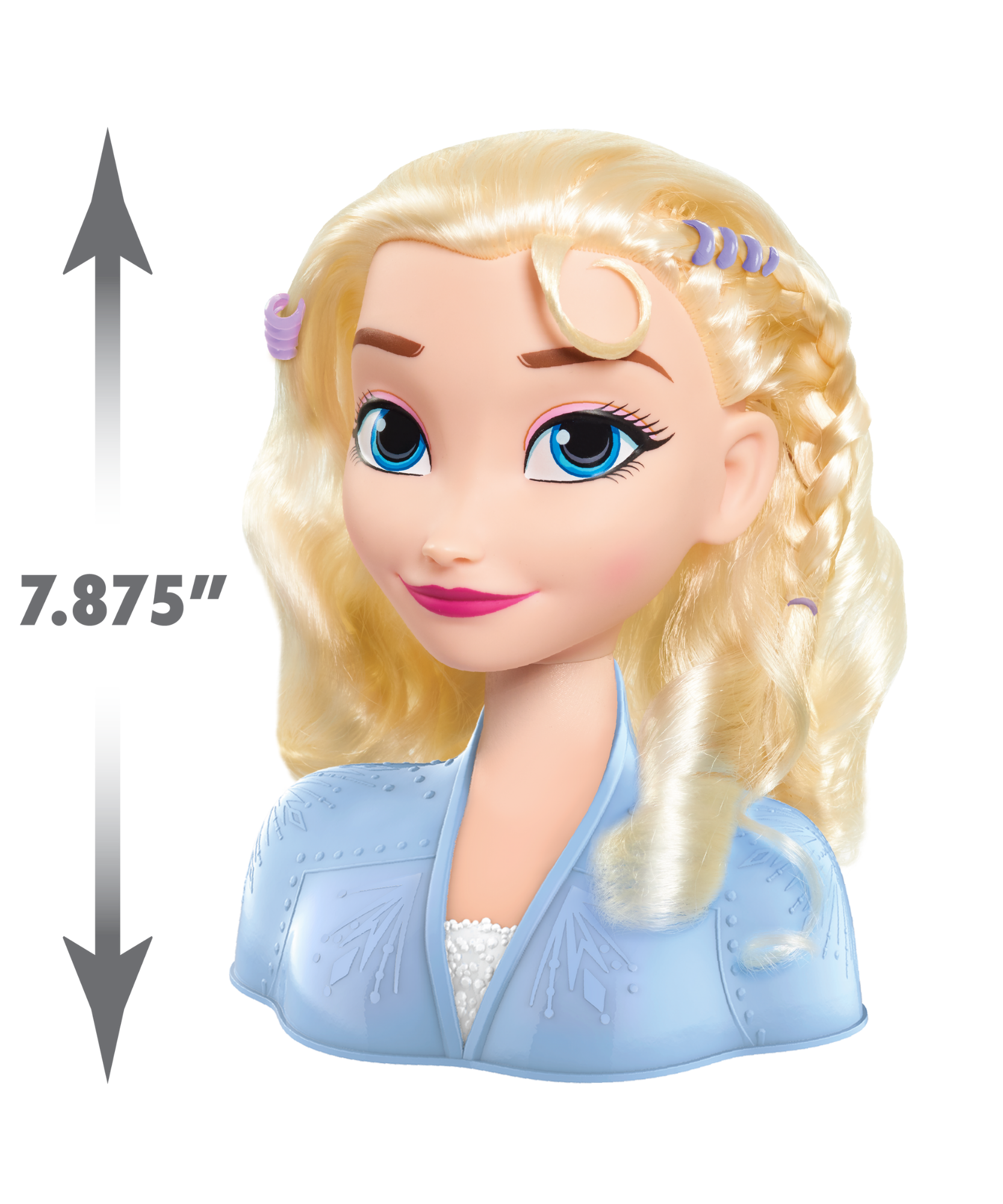 مجموعة لعب تظاهرية بشعر أشقر من ديزني برنسيس، مكونة من 14 قطعة مع ملحقات، تتميز بشخصية إلسا، بطول 8 بوصات، لعبة لعب أدوار مرخصة رسميًا للأطفال من سن 3 سنوات فما فوق من جاست بلاي