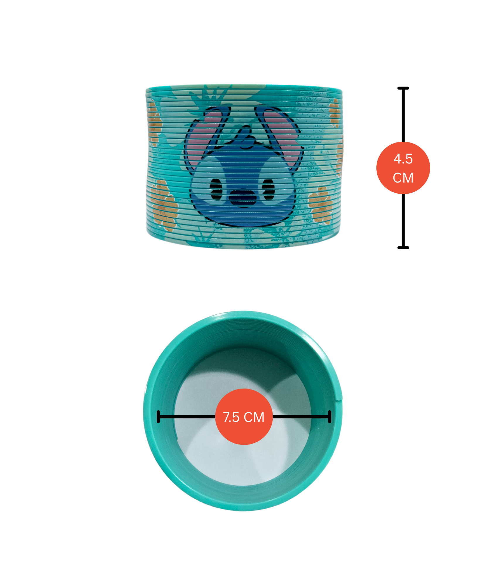 Disney Lilo & Stitch Slinky, Officially Licensed Kids Toys By Just Play, Suitable for Children, Boys and Girls, Aged 2 Years+