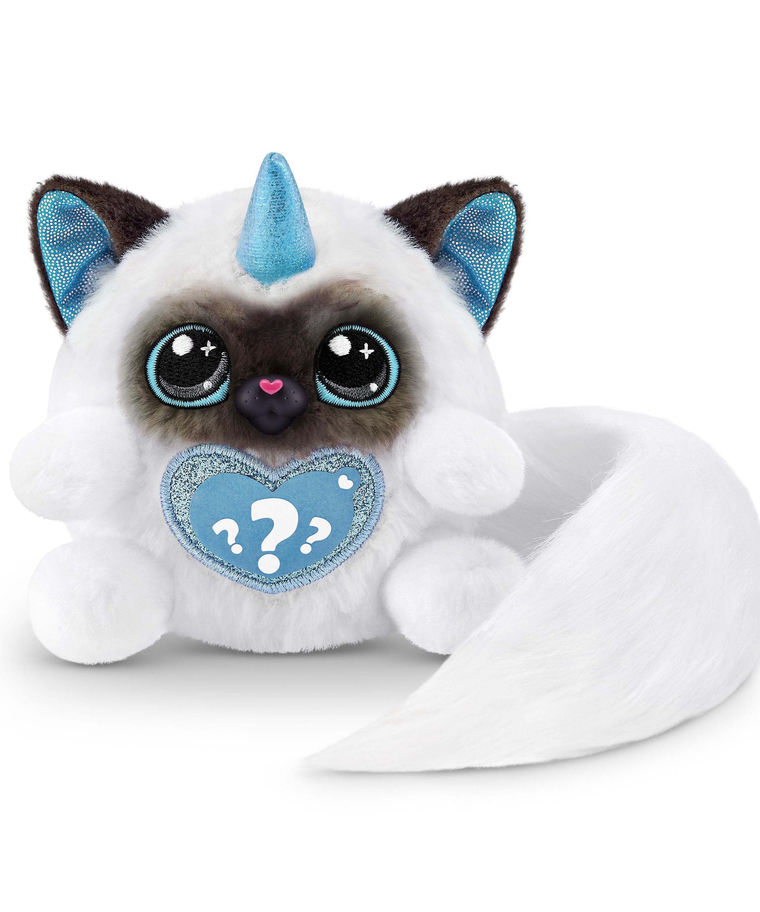 Rainbocorns Kittycorn Surprise S9 Collectible Plush Toy Set, 10+ Magical Surprises, Soft Plush Kittens with Fluffy Tails, Interactive Play for Girls Age 3+