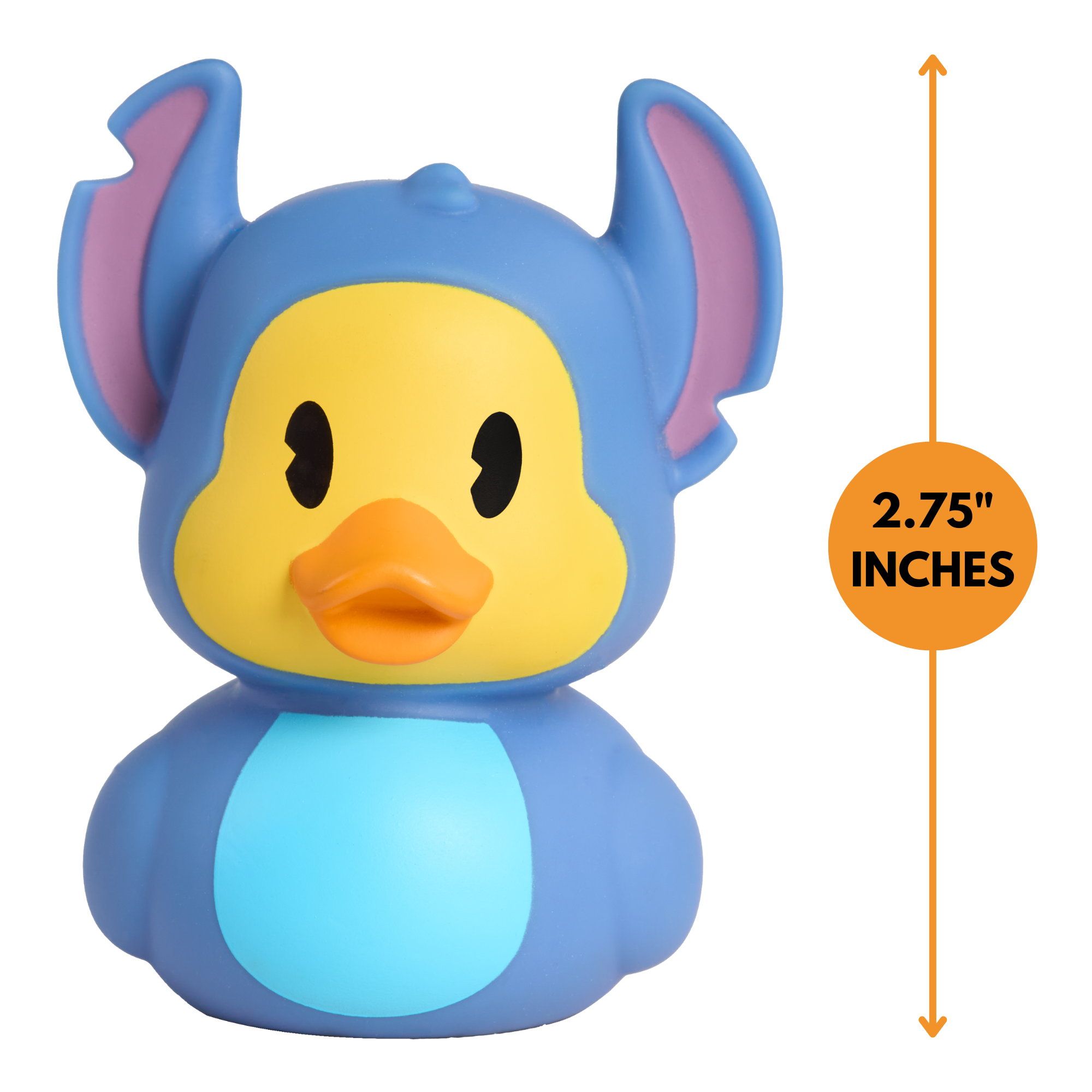 لعبة البطة المطاطية العائمة من ديزني دكالوز مقاس 2.75 بوصة، تمثال بطة قابل للتجميع، لعبة حمام مرخصة رسميًا مناسبة للأولاد والبنات من عمر سنتين فما فوق