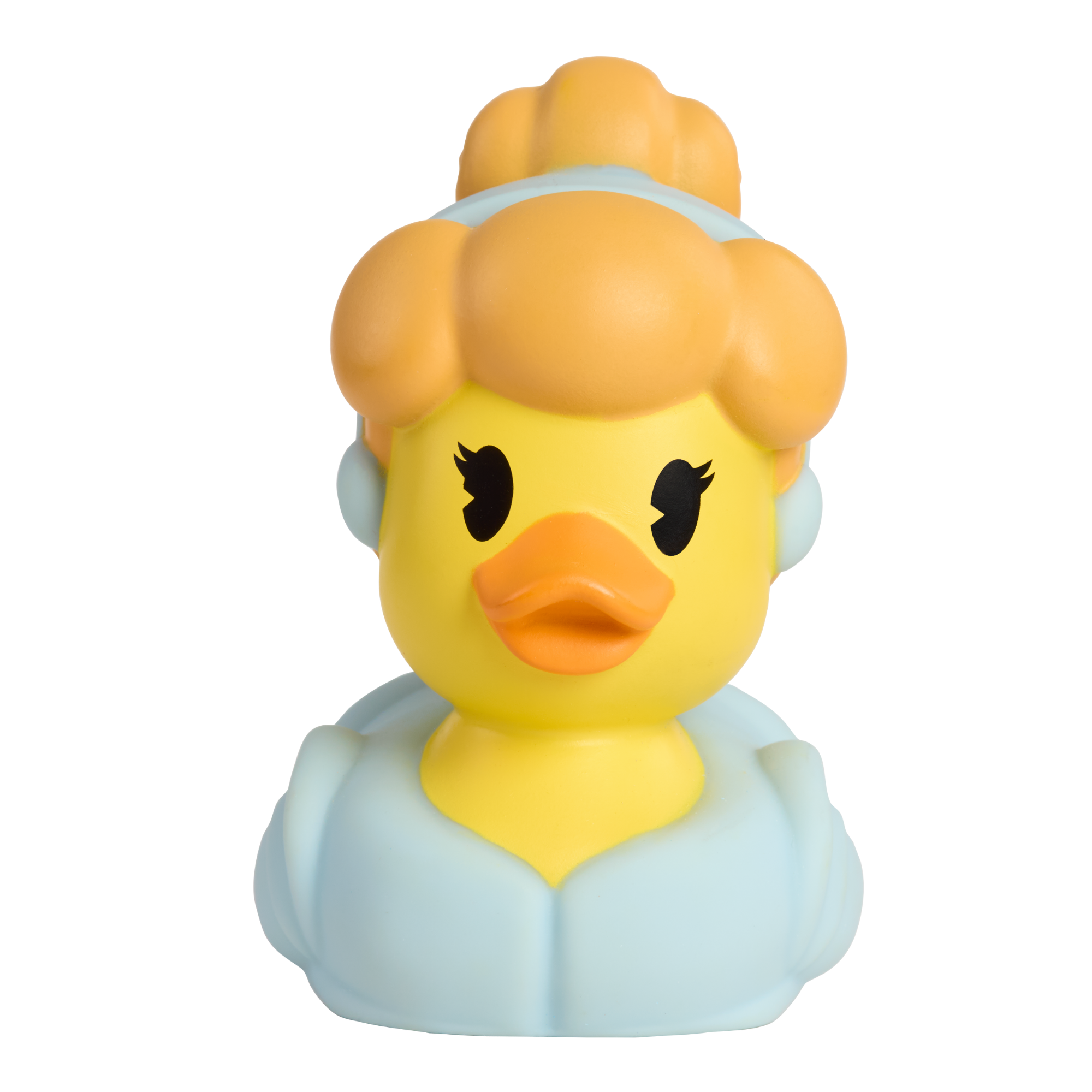 لعبة البطة المطاطية العائمة سندريلا من ديزني دكالوز مقاس 3 بوصات، تمثال بطة قابل للتجميع، لعبة حمام مرخصة رسميًا مناسبة للأولاد والبنات من عمر سنتين فما فوق