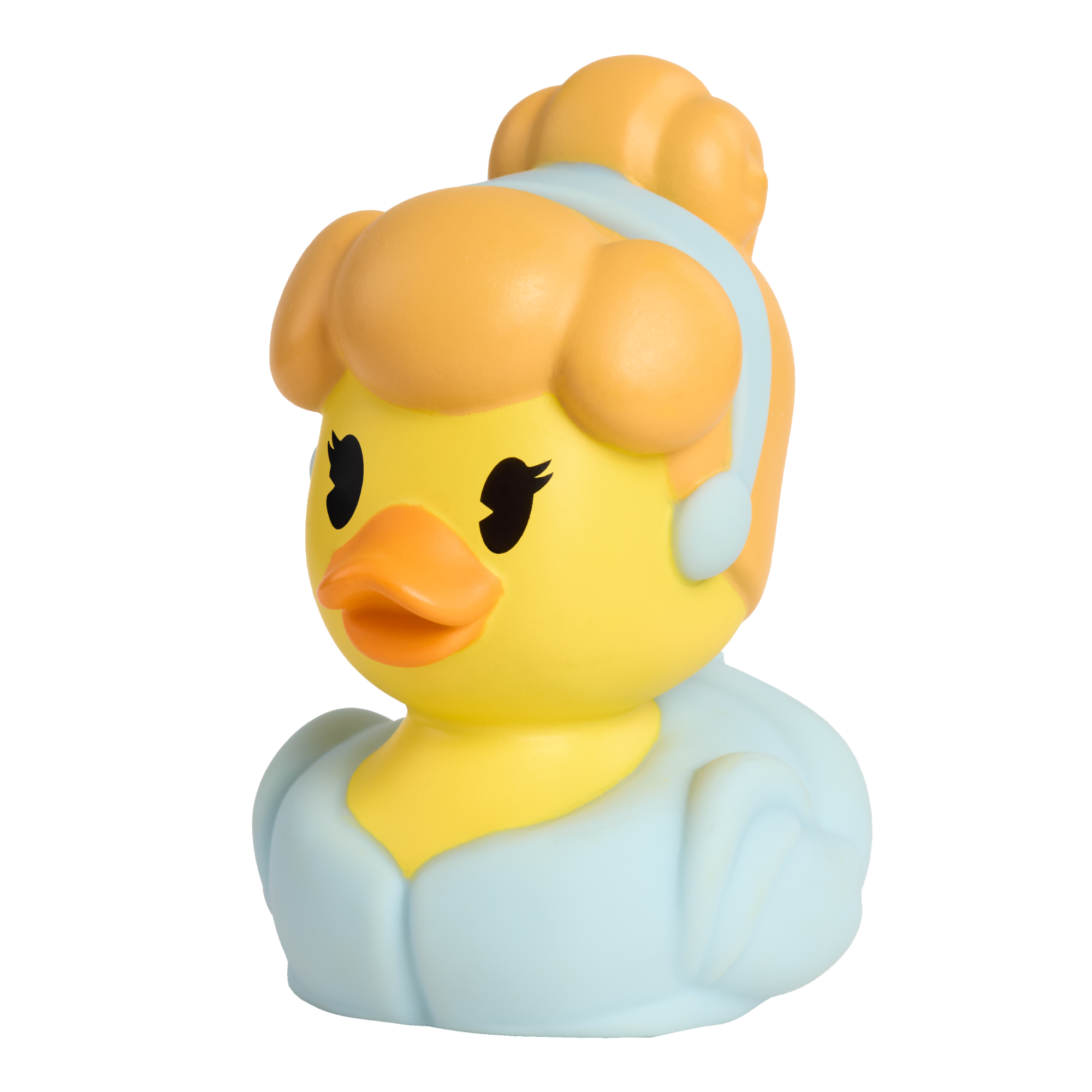 لعبة البطة المطاطية العائمة سندريلا من ديزني دكالوز مقاس 3 بوصات، تمثال بطة قابل للتجميع، لعبة حمام مرخصة رسميًا مناسبة للأولاد والبنات من عمر سنتين فما فوق