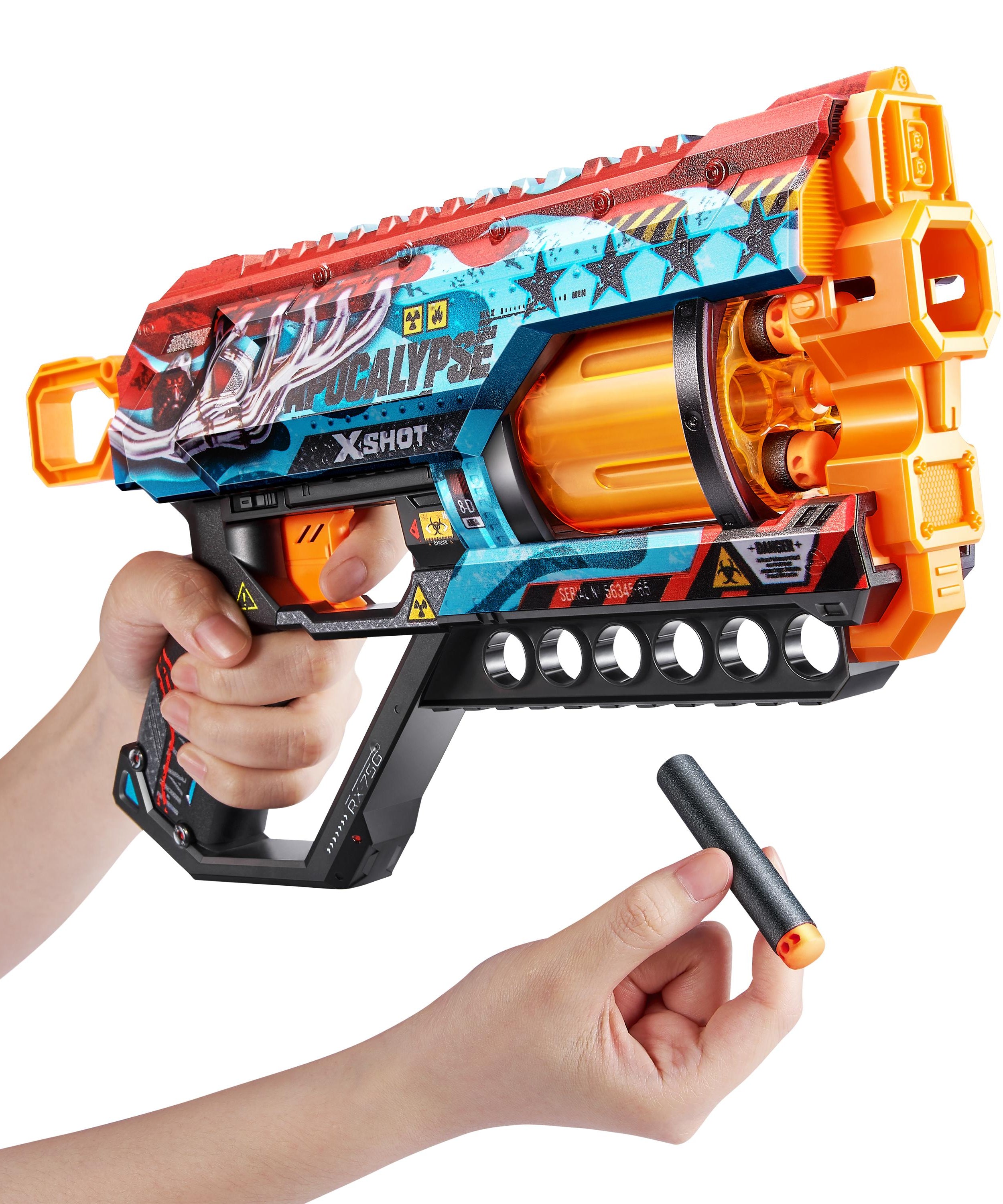X Shot Skins Griefer 12 Darts Blaster, Foam Dart Toy Gun for Boys, Age 8+