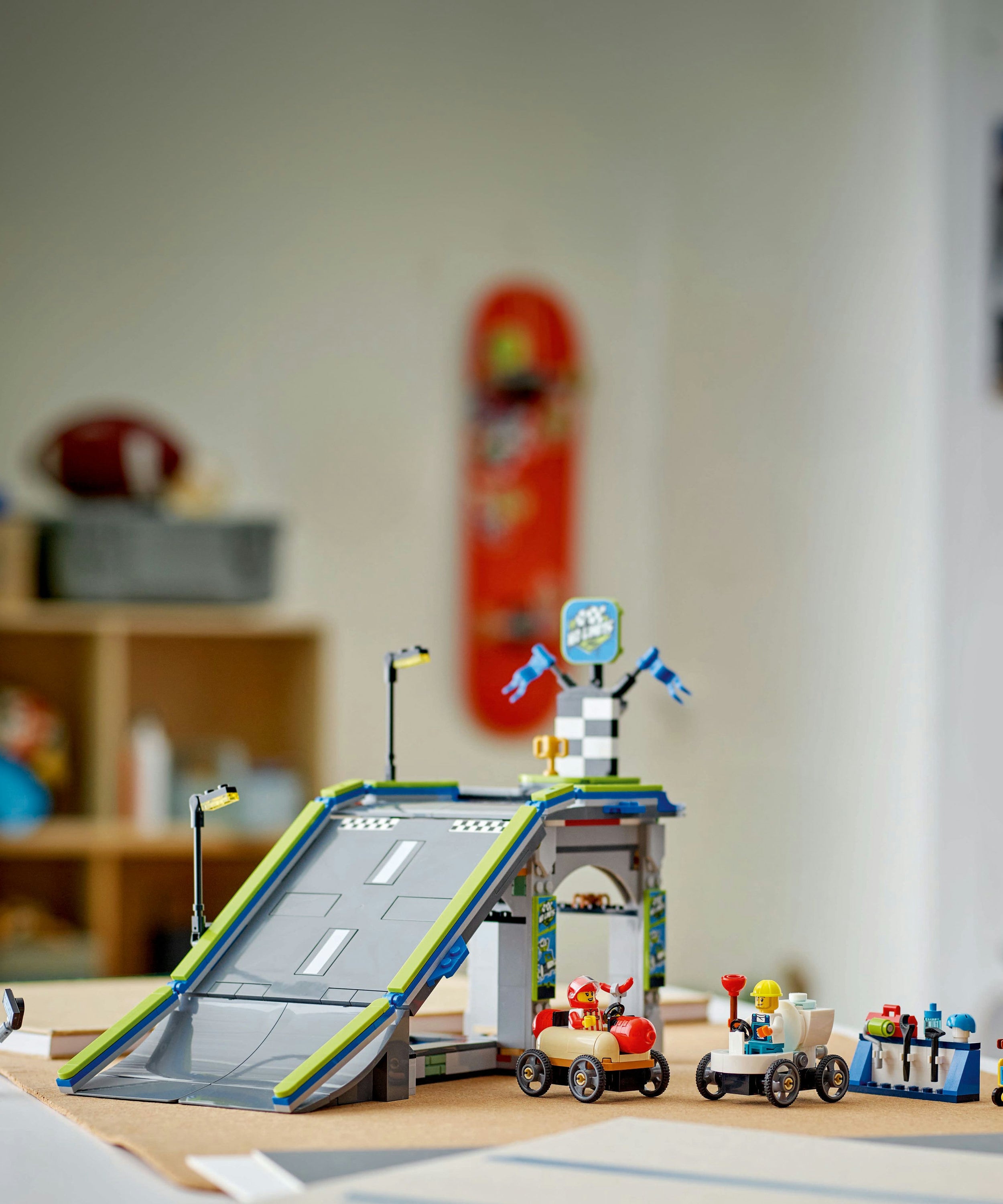 LEGO City 60460 No Limits Race Car Ramp Track Set for Kids 6+