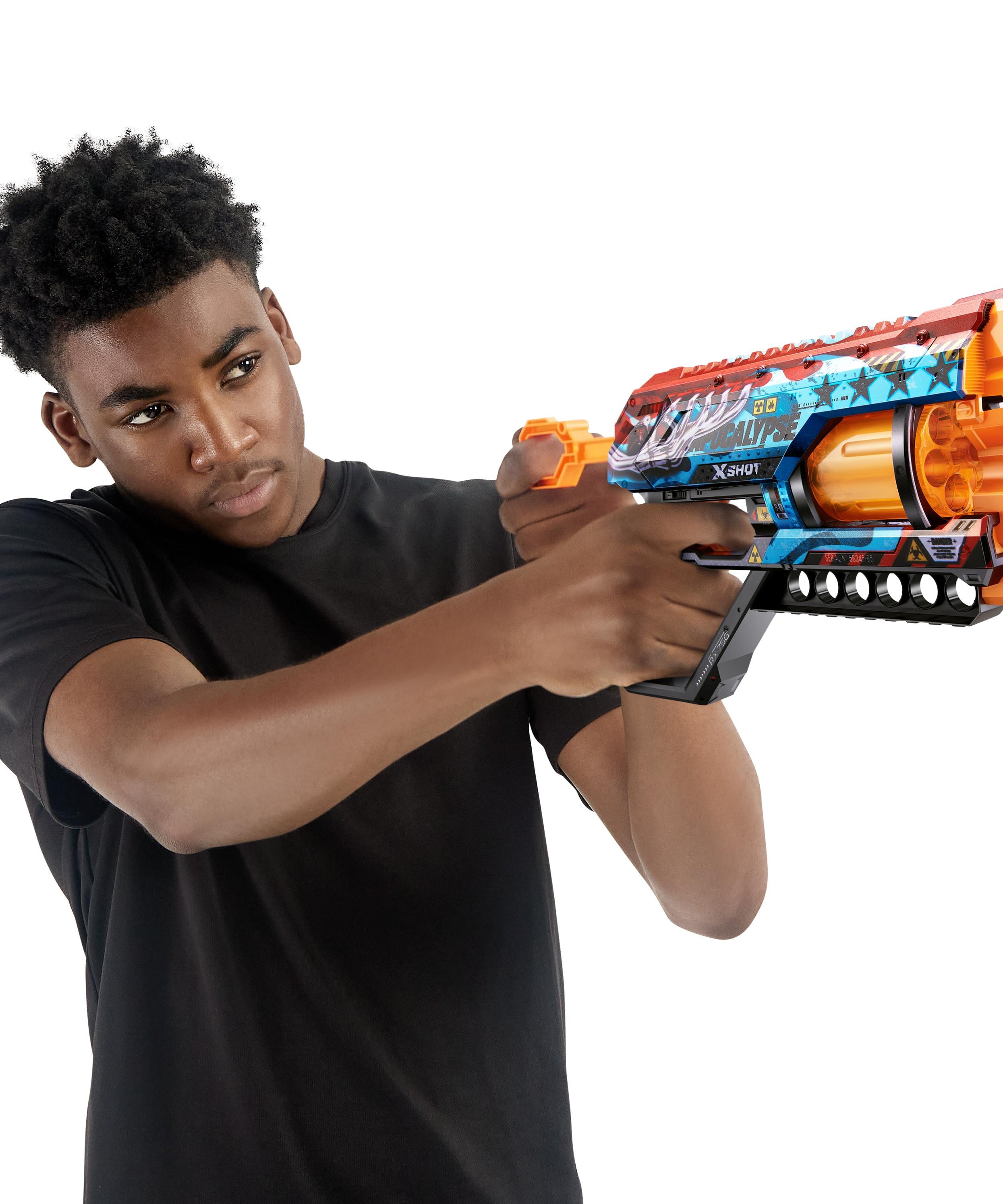 X Shot Skins Griefer 12 Darts Blaster, Foam Dart Toy Gun for Boys, Age 8+