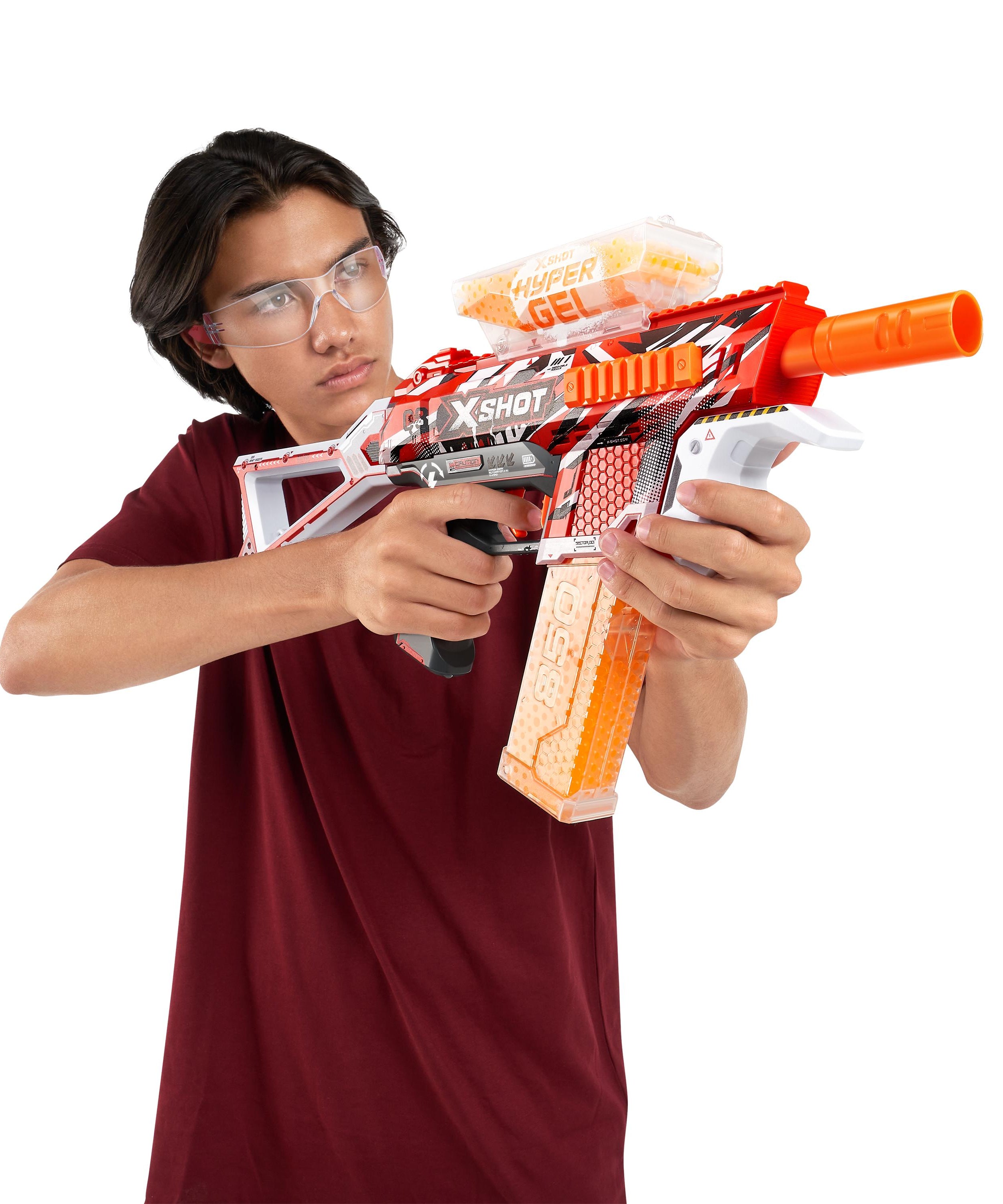X Shot Hyper Gel Medium Blaster with 10000 Gellets, Shooting Toy for Boys, Age 14+