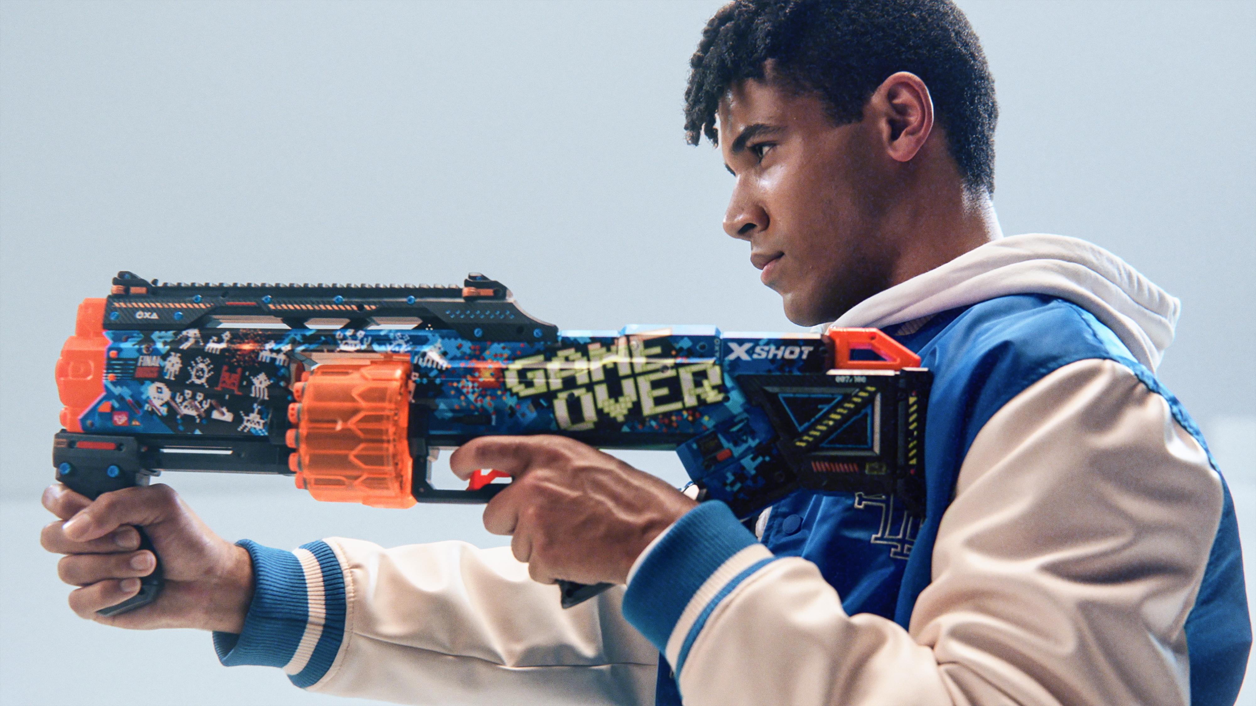 XSHOT Skins Last Stand Beast Out, Foam Blaster Toy Gun for Boys & Girls, Ages 8+