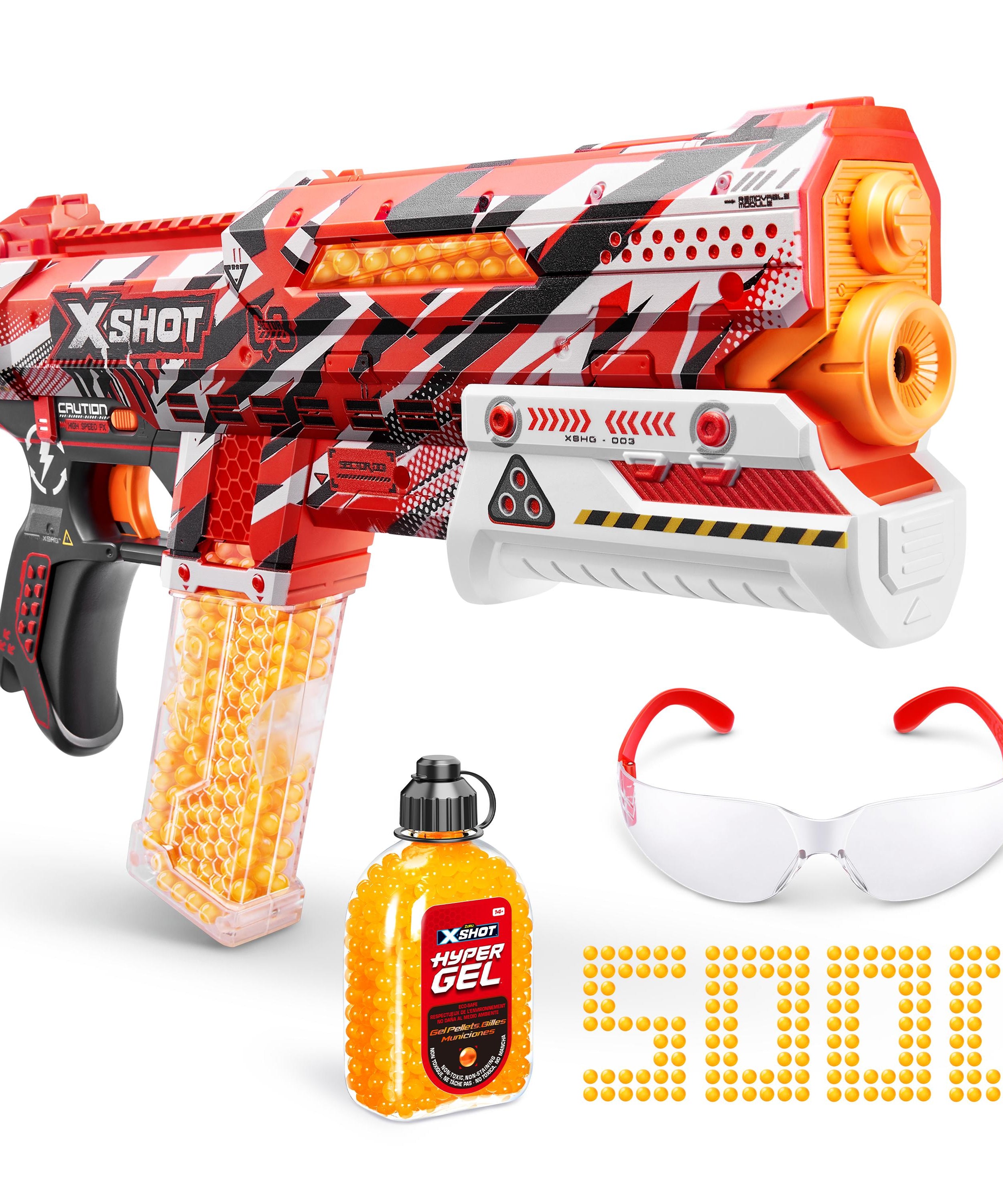 X Shot Hyper Gel Small Blaster 5000 Gellets, Gel Blaster Toy Gun for Boys, Age 14+
