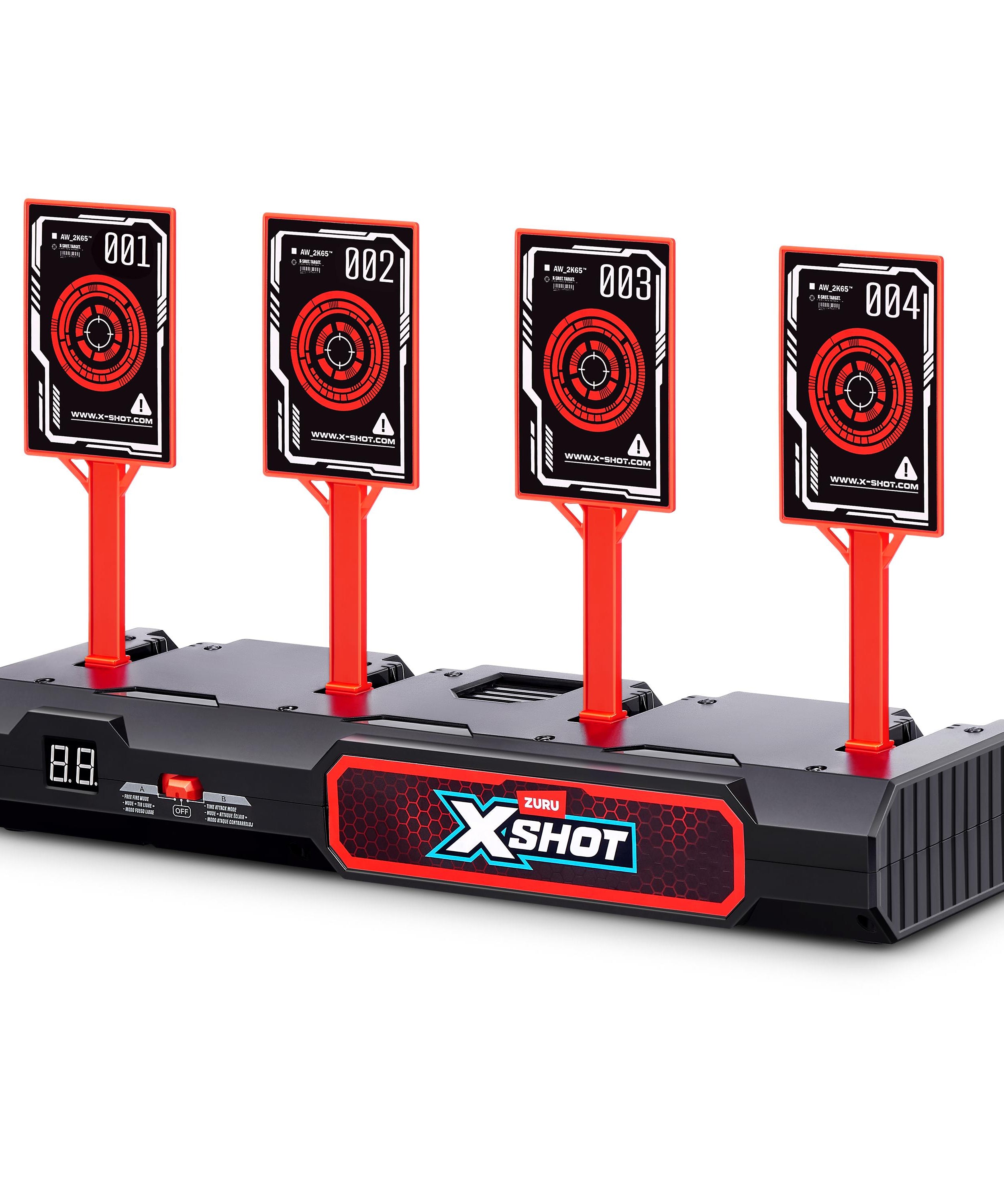 X-Shot Excel Interactive Electronic Target S1 with Auto Reset, Dynamic Sound Effects, Portable Indoor and Outdoor Dart Blaster Toy Game for Kids Age 8 and Up