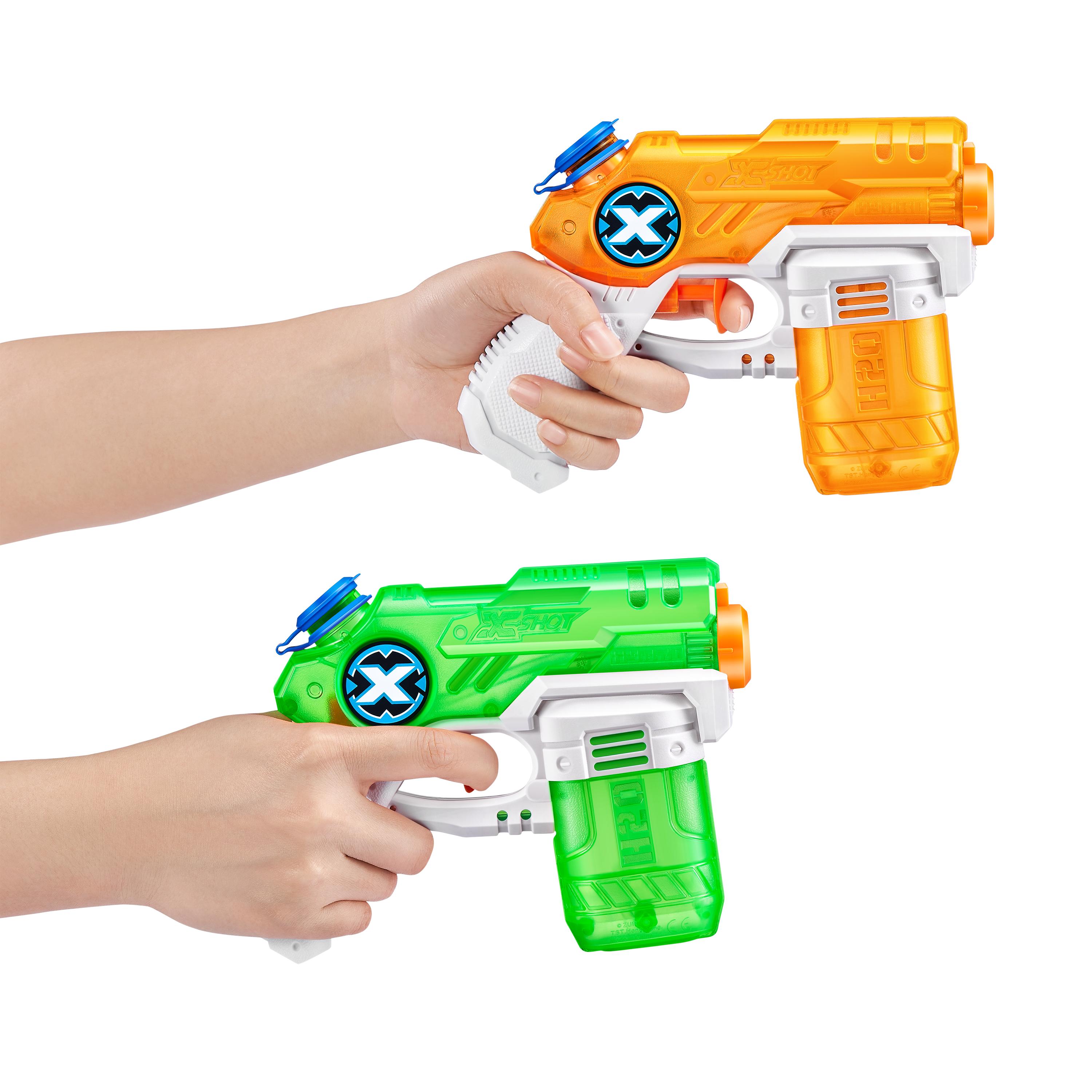 X Shot Water Small Stealth Soaker 4 Pack, Fun Water Guns for Boys, Age 4+