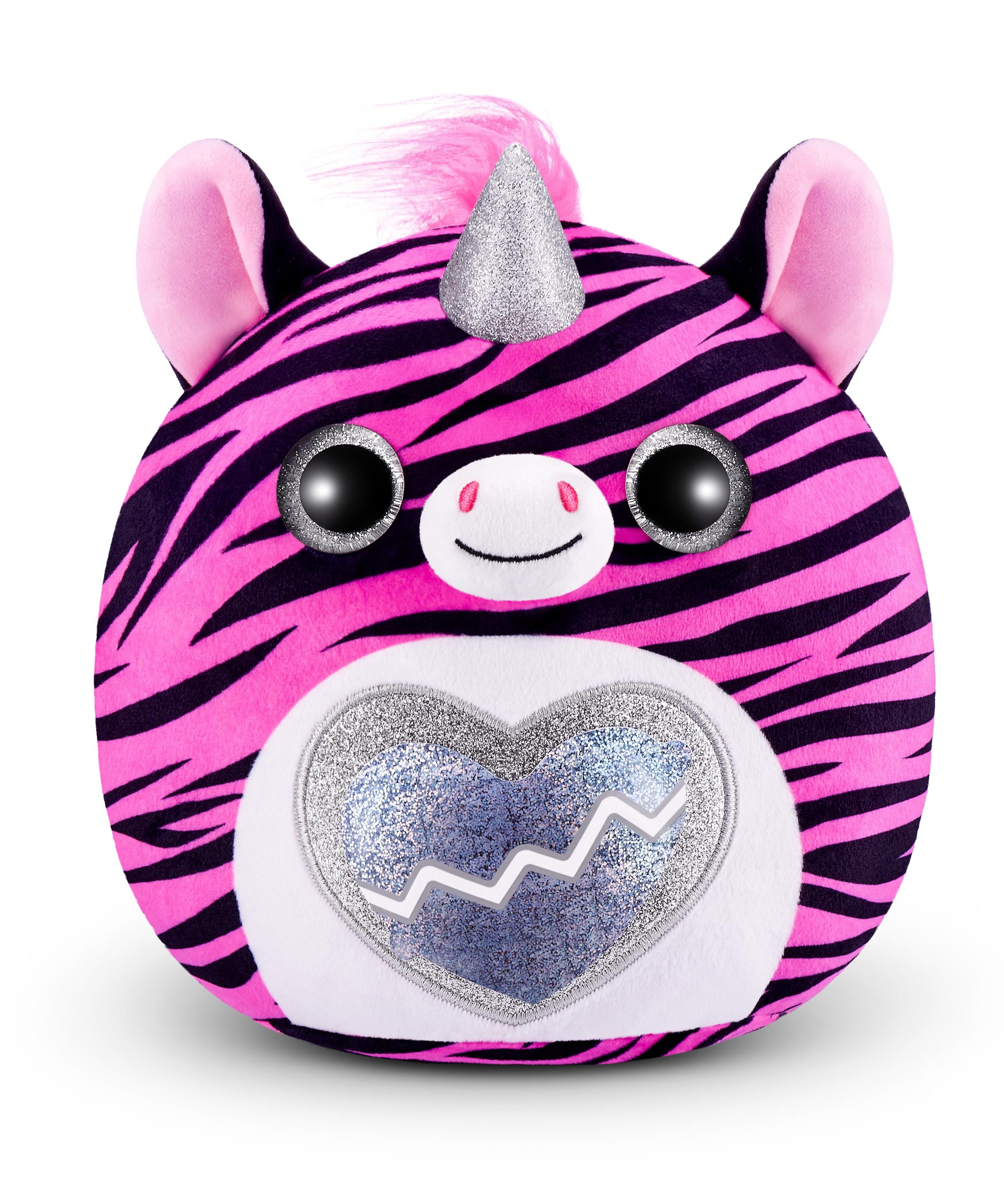 Rainbocorns Eggzania Mini Mania Series 1 Surprise Plush Toy for Girls Ages 3+, Collectible Stuffed Animal with 10+ Surprises, Slime, Stickers & Wearable Jewelry