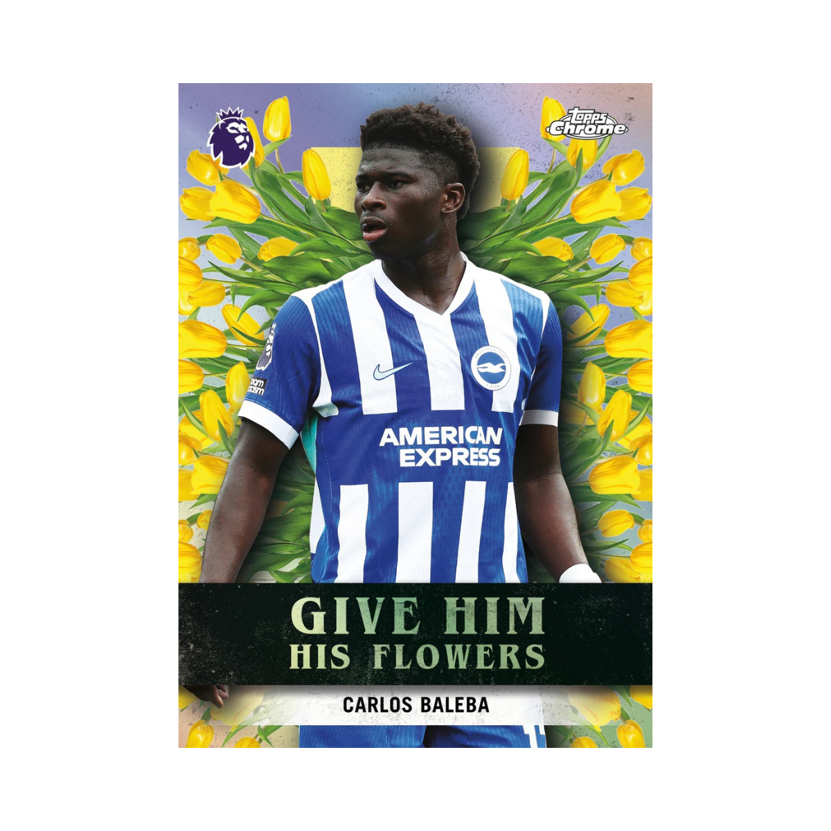 2026 Topps Chrome Premier League Hobby Box Football Trading Cards, 20 Packs, 4 Cards Each, 1 Guaranteed Autograph + Exclusive Prism Parallels, Official EPL Collectible