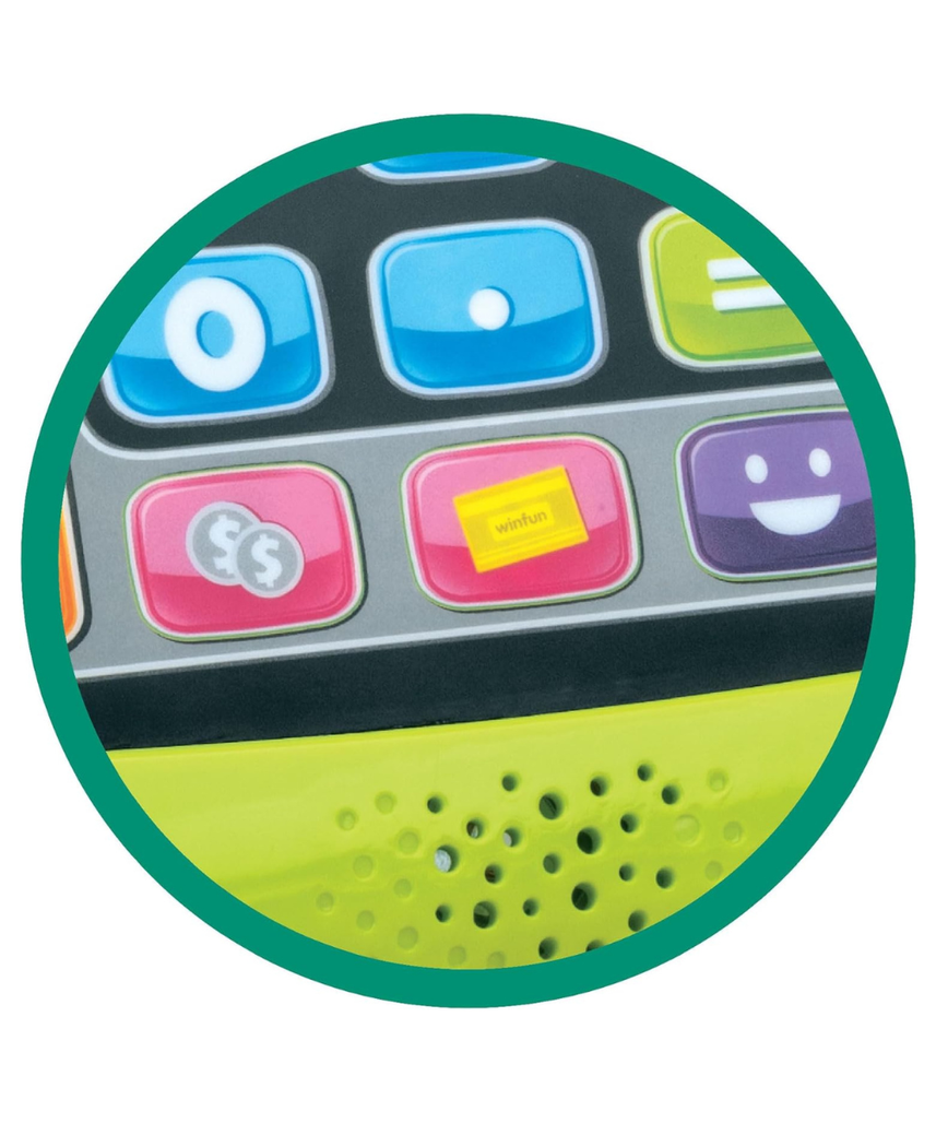 Winfun Smart Calculator Cash Register Set Pretend Play Toy for Early Math Learning 3+ Months