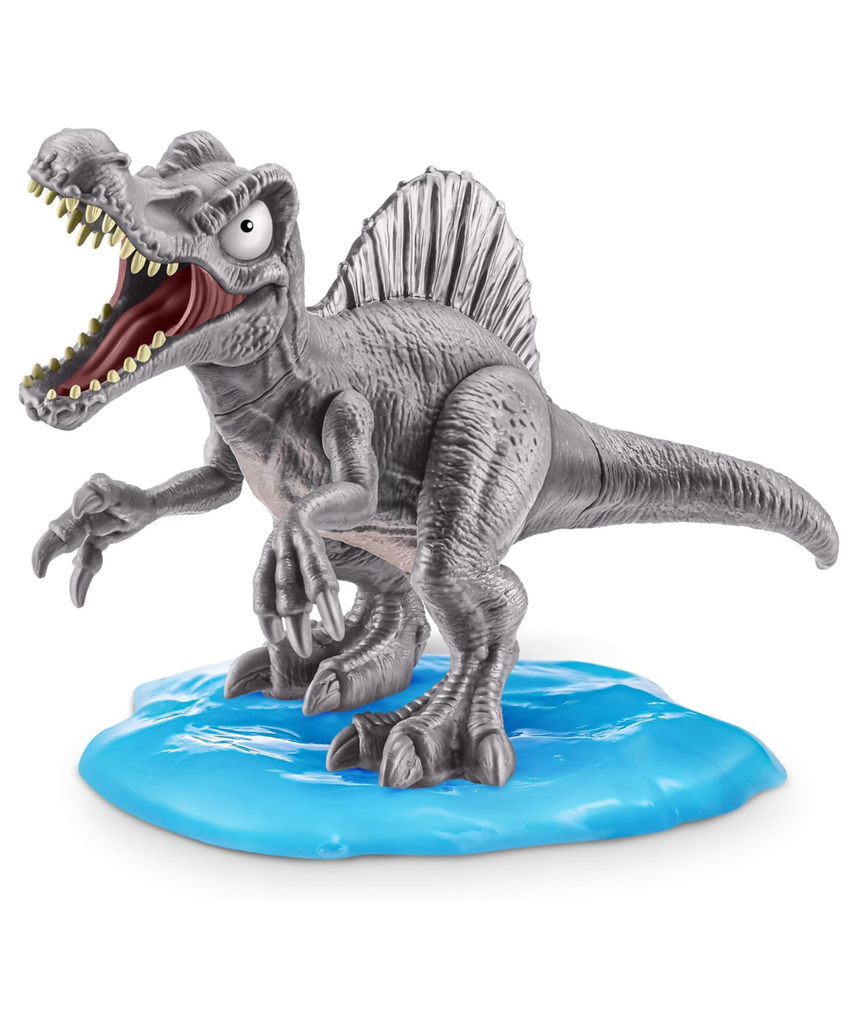 Smashers Dinos vs Aliens Rocket with 20+ Surprises Dinosaur and Alien Build Set for Kids, Slime Dirt Excavation, Smash and Build Action Figure Toy, Spinosaurus Theme, Ages 3+