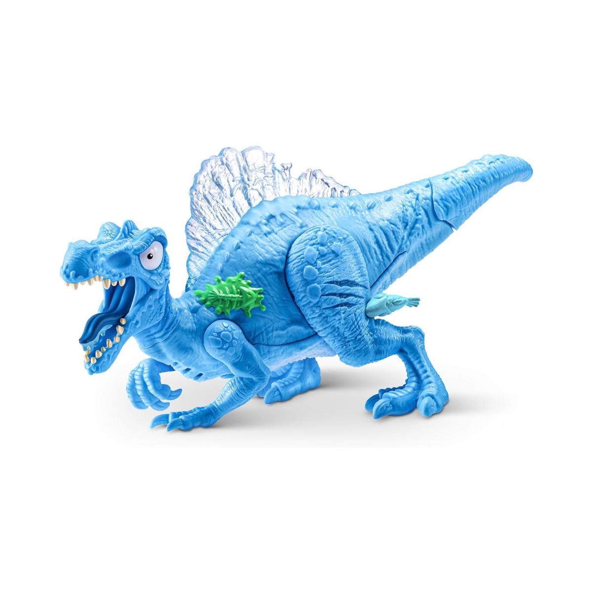 Smashers Mega Jurassic Light Up Ice Age Spinosaurus Dino Egg Toy with 25 Surprises Slime Sand Glow Features Roaring Sound Effects Collectible Dinosaur Build Kit for Kids 3+