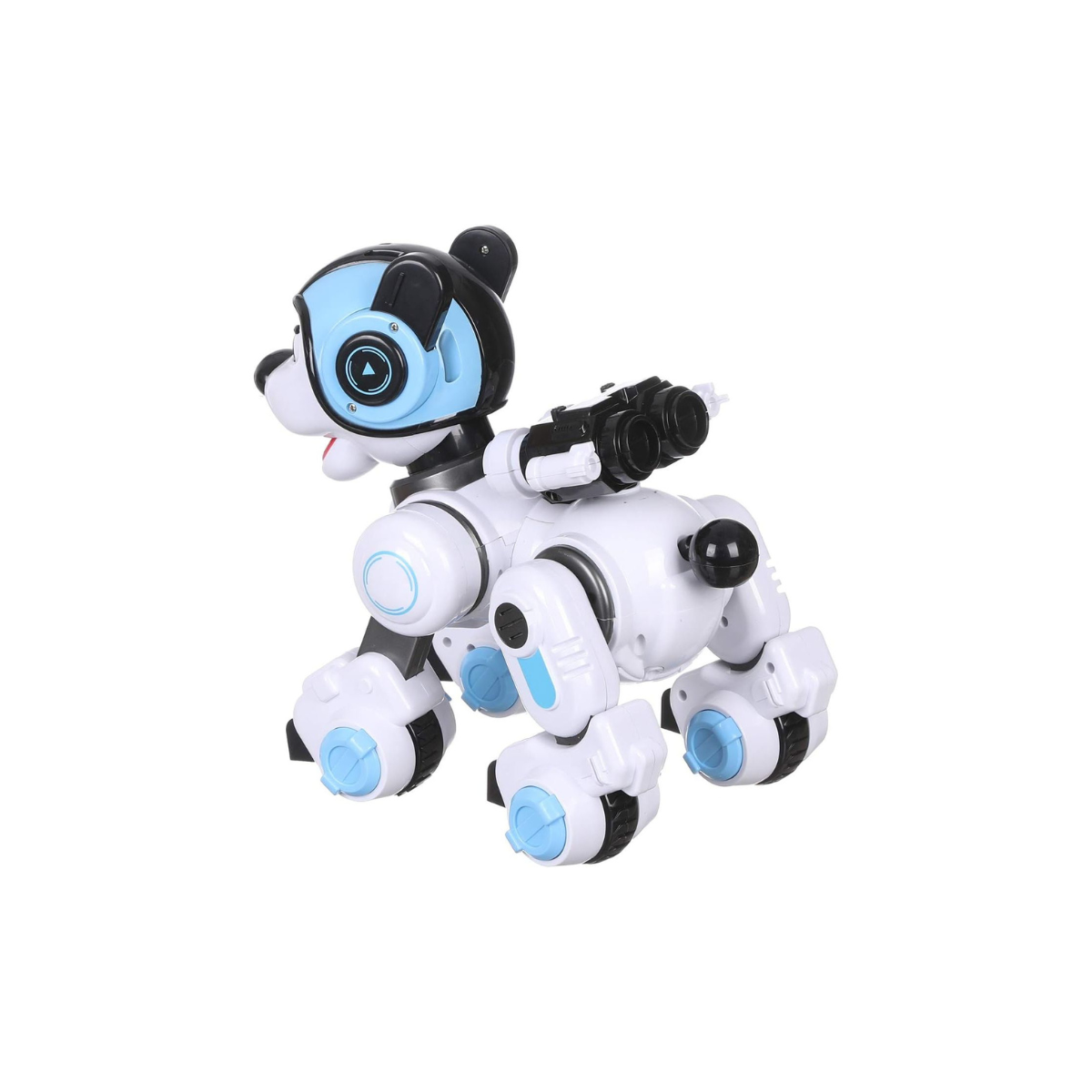Crazon Blue Robotic Police Dog, IR Control Intelligent Robot Toy for Kids, Boys & Girls, Ages 3+