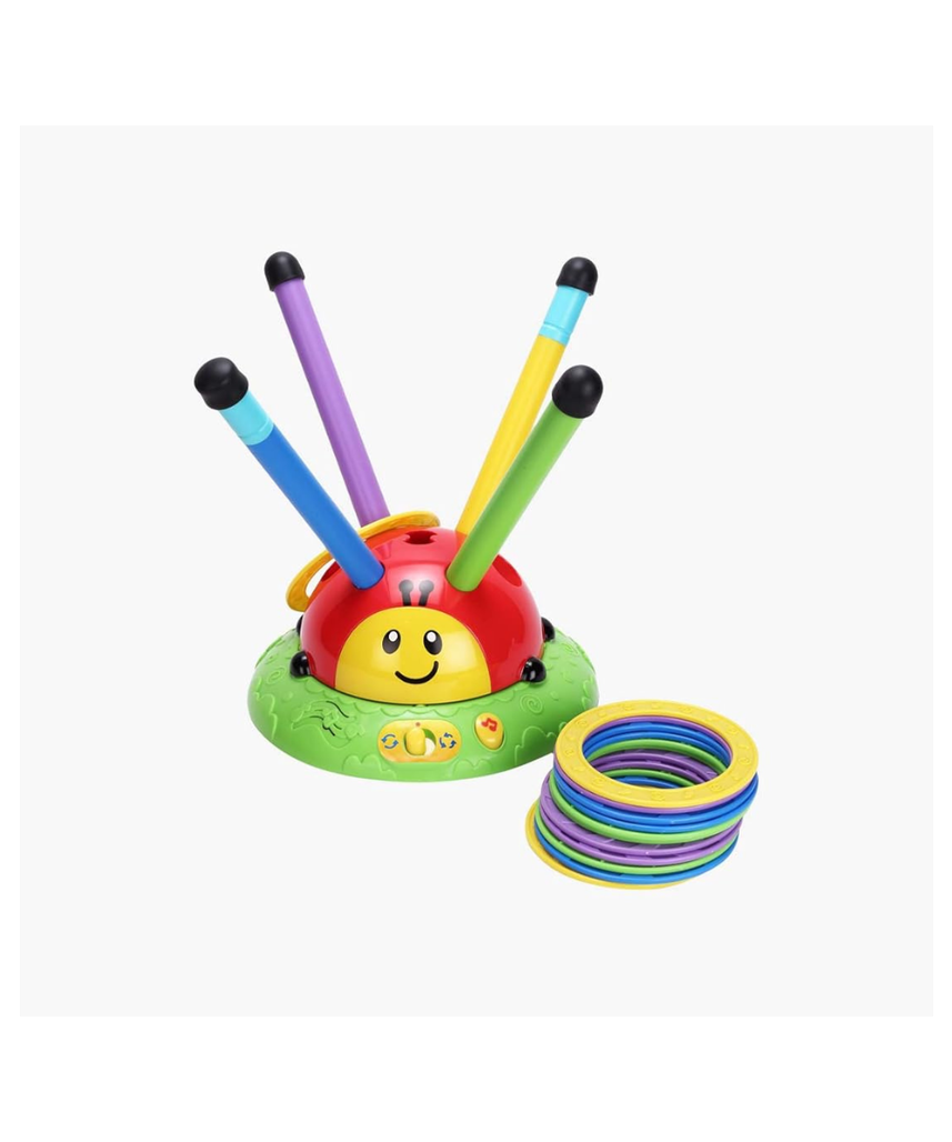 Winfun 6002-NL Skip 'N Toss Beetle Activity Toy, Fun Outdoor & Indoor Game for Kids 3+ Years, Hand-Eye Coordination & Motor Skill Development