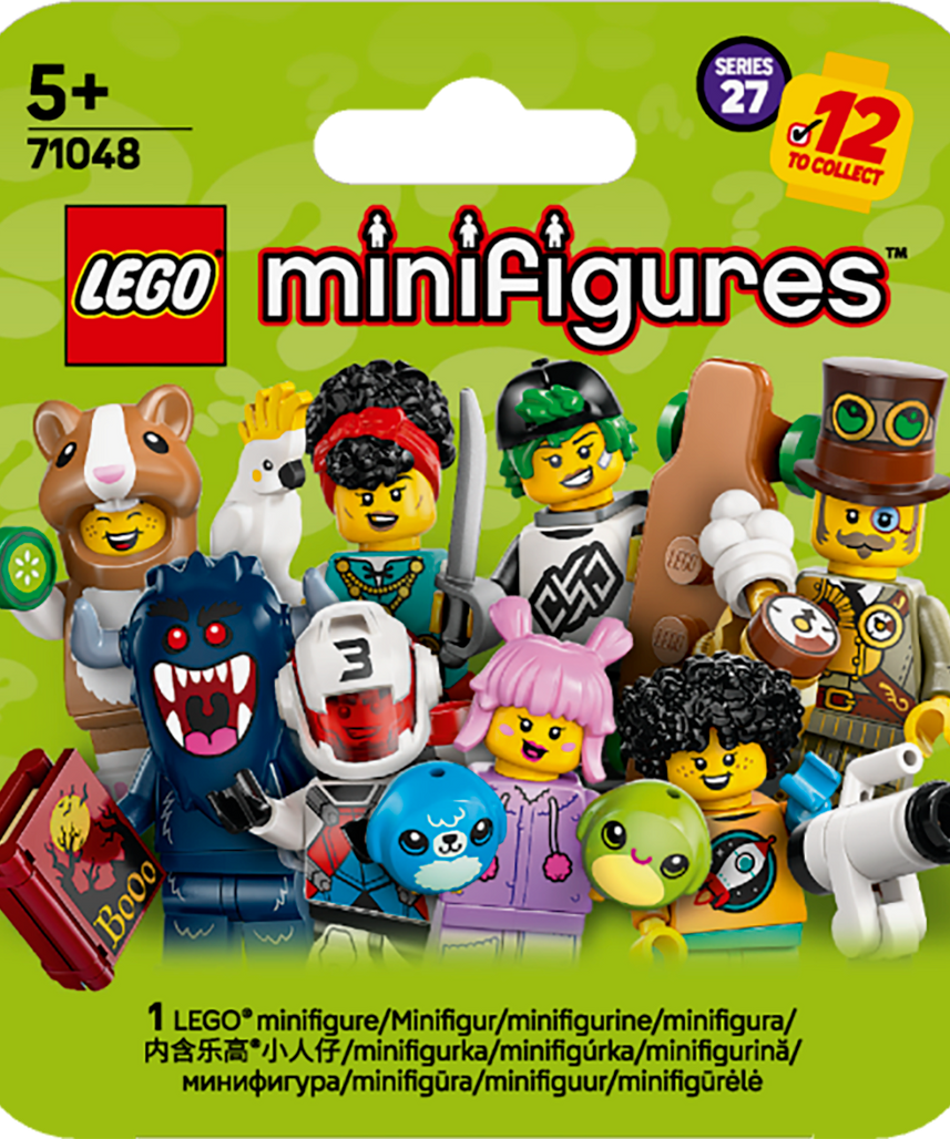 LEGO Minifigures Series 27 71048 Surprise Minifigure Collectible, Building Toy for Kids 5+ Boys Mystery Figure Series 27