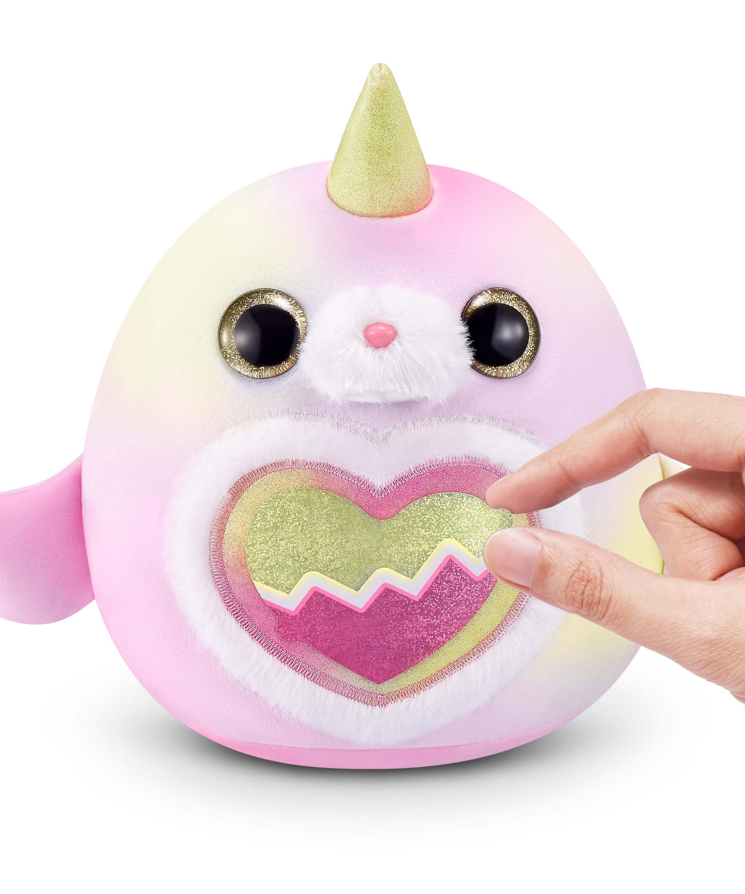 Rainbocorns Eggzania Frozen Mania Plush, Surprise Toy for Girls, Age 3+