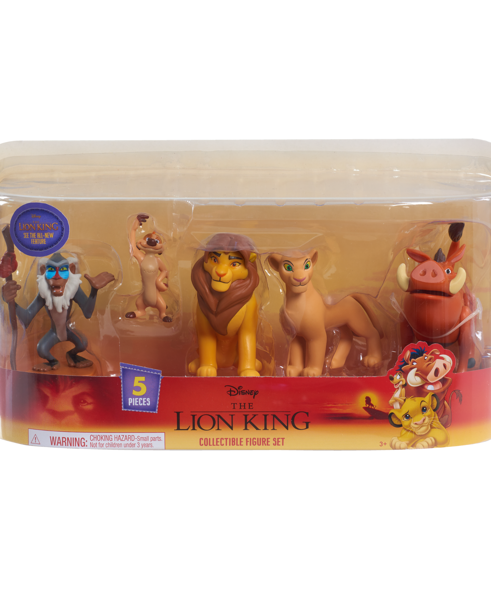 Disney The Lion King Classic Collector Figure Set, 5 Piece Action Figures, Officially Licensed Kids Toy by Just Play, Suitable for Children both Boys and Girls Aged 3+