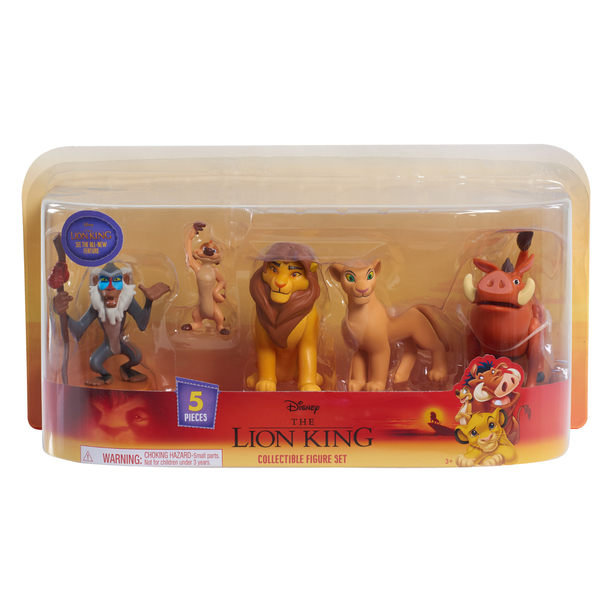 Disney The Lion King Classic Collector Figure Set, 5 Piece Action Figures, Officially Licensed Kids Toy by Just Play, Suitable for Children both Boys and Girls Aged 3+