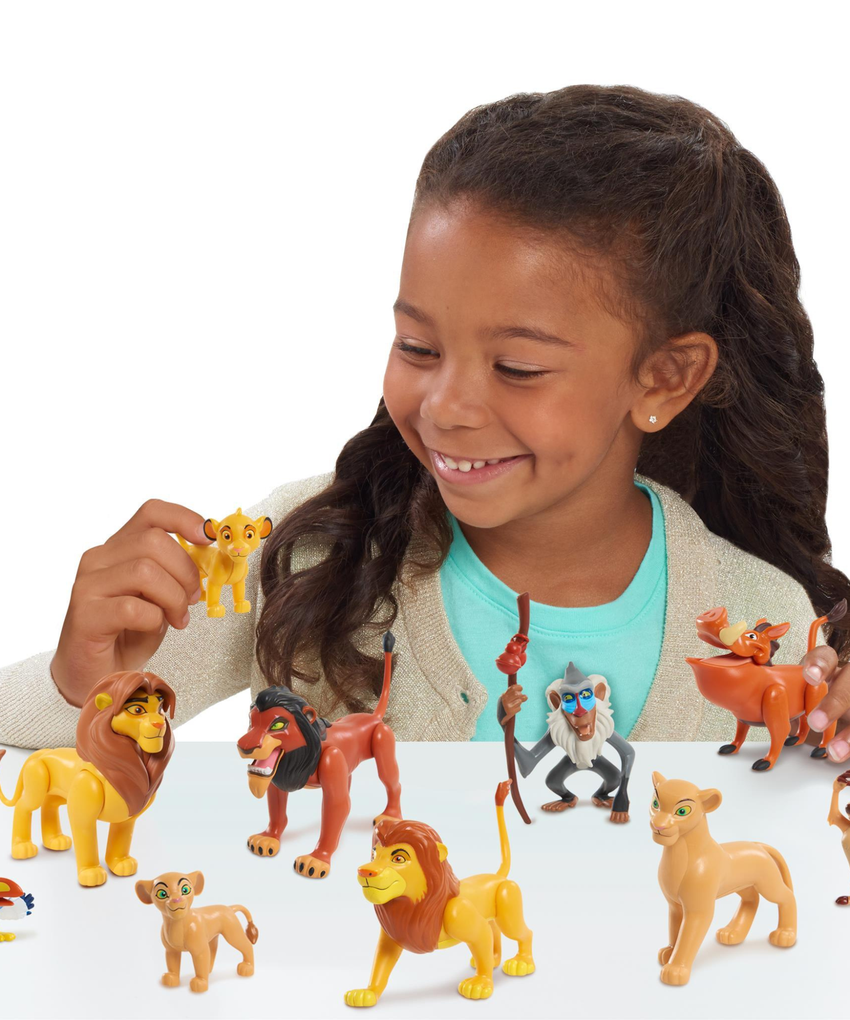 Disney The Lion King Deluxe Figure Set, 10 Piece Action Figures, Officially Licensed Kids Toy by Just Play, Suitable for Children both Boys and Girls Aged 3+
