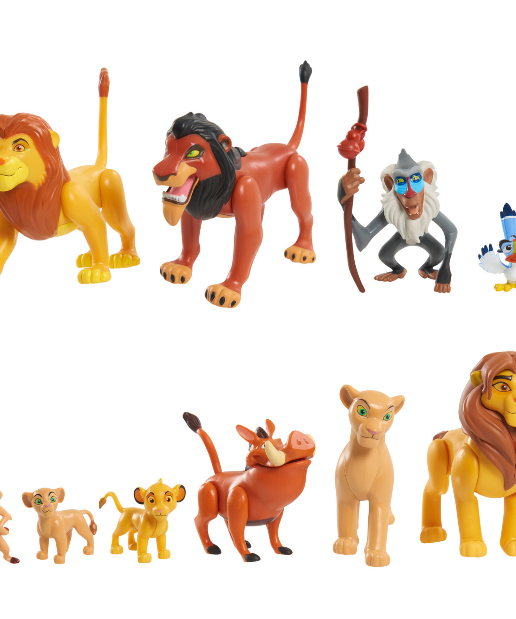 Disney The Lion King Deluxe Figure Set, 10 Piece Action Figures, Officially Licensed Kids Toy by Just Play, Suitable for Children both Boys and Girls Aged 3+