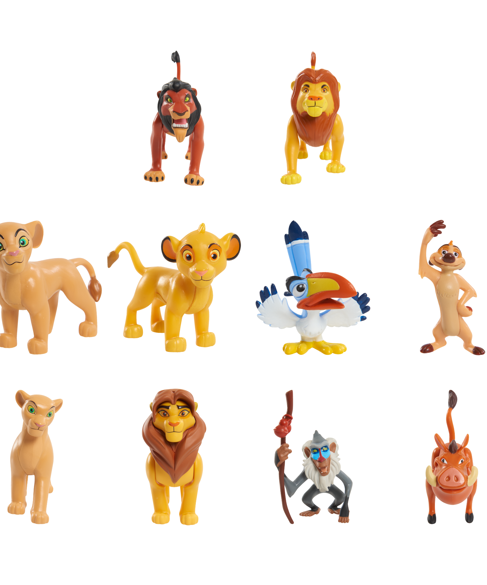 Disney The Lion King Deluxe Figure Set, 10 Piece Action Figures, Officially Licensed Kids Toy by Just Play, Suitable for Children both Boys and Girls Aged 3+