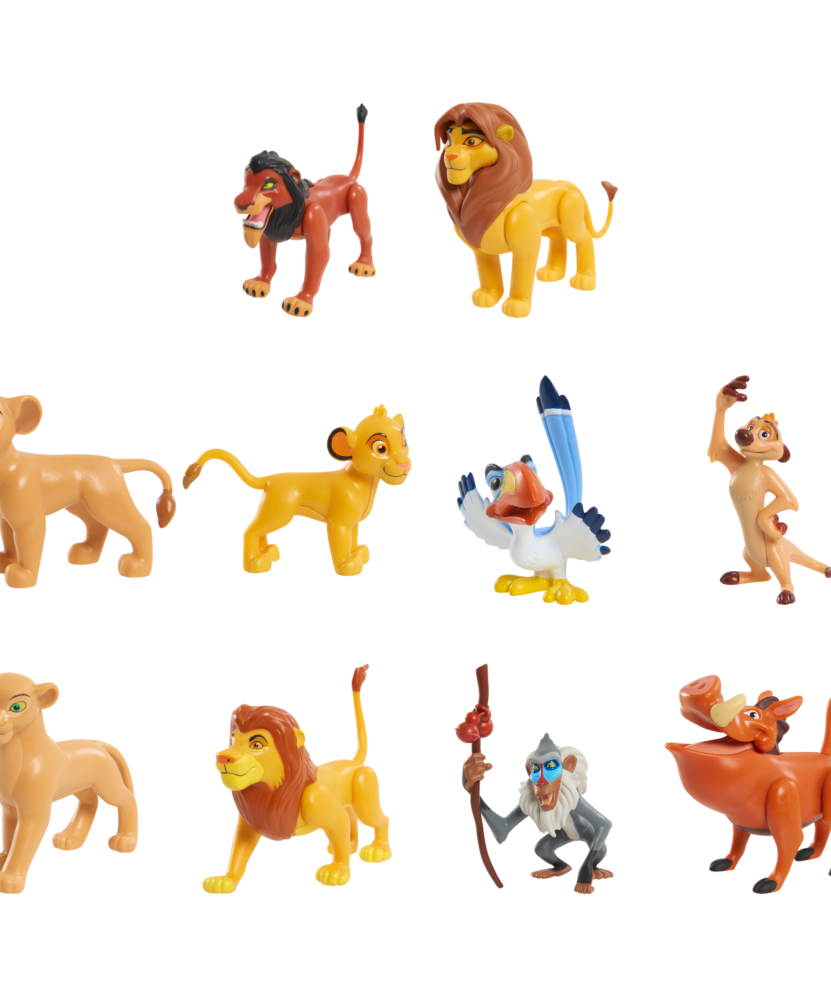 Disney The Lion King Deluxe Figure Set, 10 Piece Action Figures, Officially Licensed Kids Toy by Just Play, Suitable for Children both Boys and Girls Aged 3+