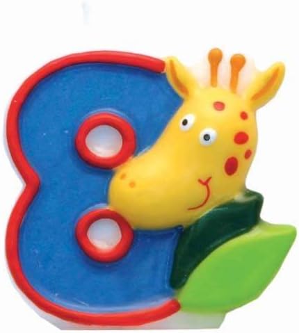 Number Candle 8 Safari by Riethmuller