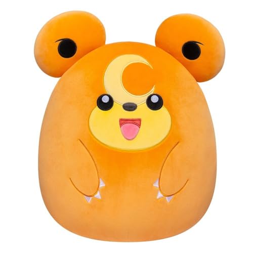 Squishmallows Pokémon x SQPK00043 - Teddiursa 35 cm Official Pokémon Super Soft