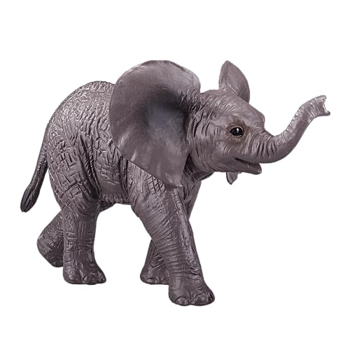 Mojo Fun 387002 African Elephant Calf - Realistic International Wildlife Toy Replica