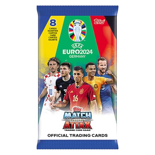 Topps FS0004775 UEFA Euro 2024 Match Attax Trading Cards Envelope Multicolor