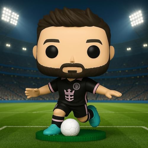 Funko Pop! MLS Inter Miami Lionel Messi Collectible Vinyl Figure Away Kit, Stylized Sports Model for Display and Collection, 3+