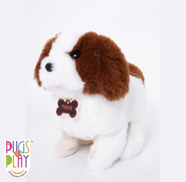 Pugs At Play Flipping Todo – Interactive Electronic Puppy Toy, Realistic Barking & Movement, Ages 3+