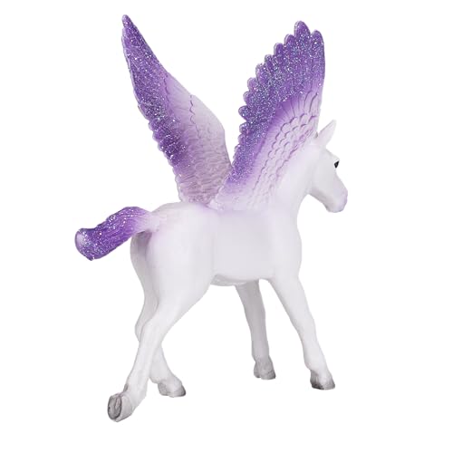 MOJO Pegasus Baby Toy Figure, Hand-Painted Fantasy Animal, Realistic Collectible Figurine, Educational Diorama Model, Ages 3+