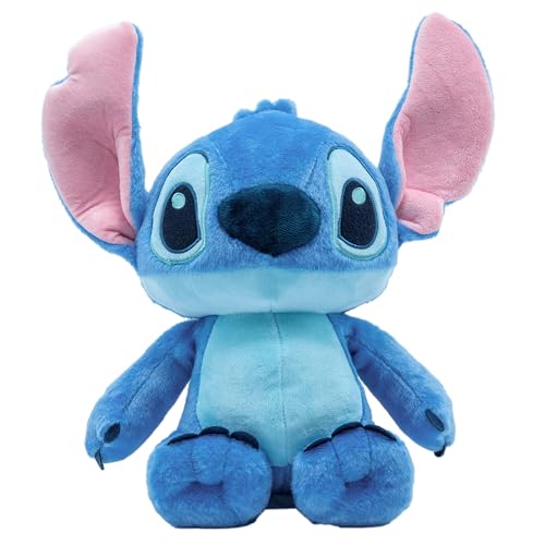 Just Play Disney Ultimate Stitch Interactive Plush Toy Live Action Lilo and Stitch Animated Talking Moving Plush for Kids Ages 3 Plus
