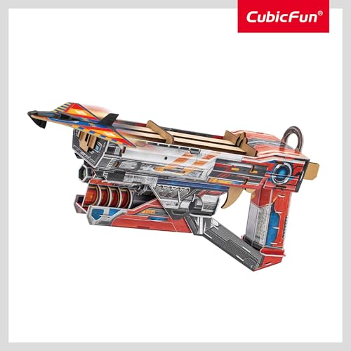 National Geographic 3D Puzzle Airplane Launcher 61-Pieces by Cubic Fun, STEM Learning, Build Things with Read-Along Adventure, Educational Puzzle, Learn & Fun Toys, For Kids 8 Years+